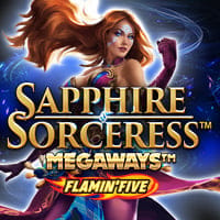 Sapphire Sorceress Megaways Flamin' Five in All