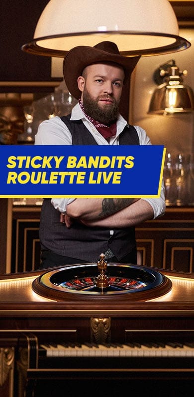 Sticky Bandits Roulette Live in LiveMultiplierRoulette