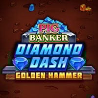 Pig Banker Diamond Dash Golden Hammer in All