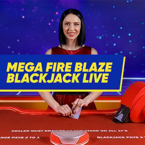 Mega Fire Blaze Blackjack Live in UnlimitesSeatBlackjack